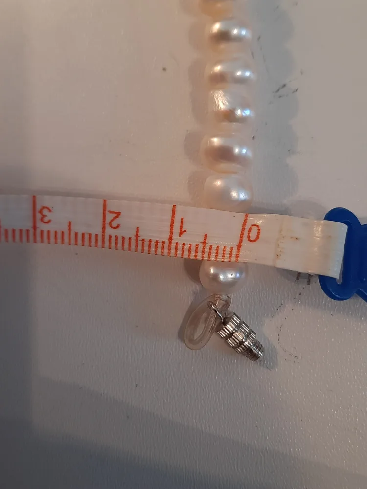 Pearl Necklace fresh water pearls- 40cm image indicator(5)