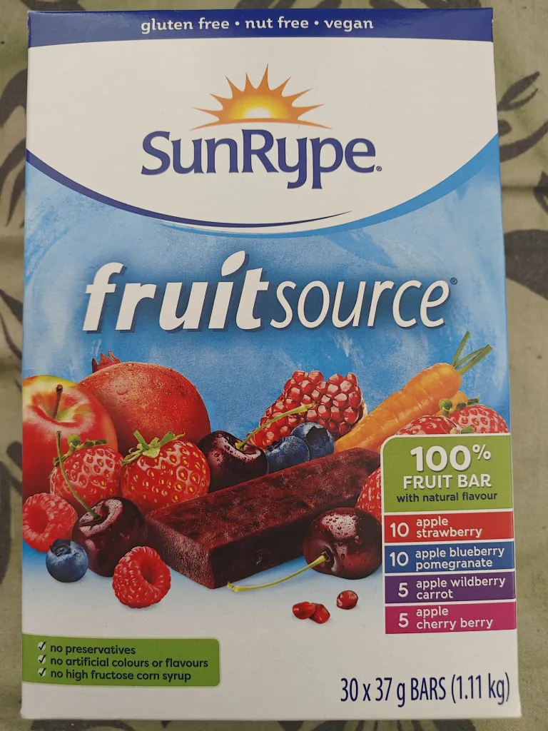 SunRype FruitSource Bars - 30 Pack thumbnail