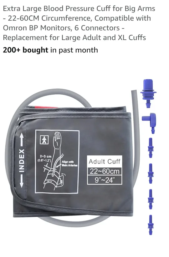 ELERA Adult Blood Pressure Cuff (9"-24") image indicator(8)