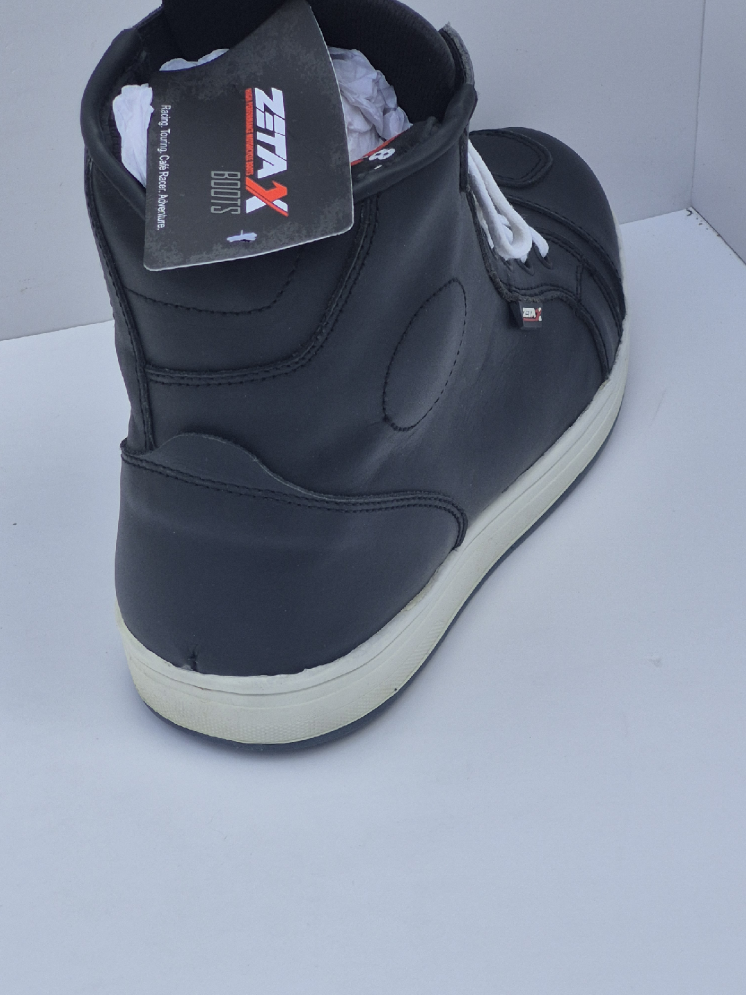 Zeta X Boots - Black Motorcycle Riding Shoes - photo 4