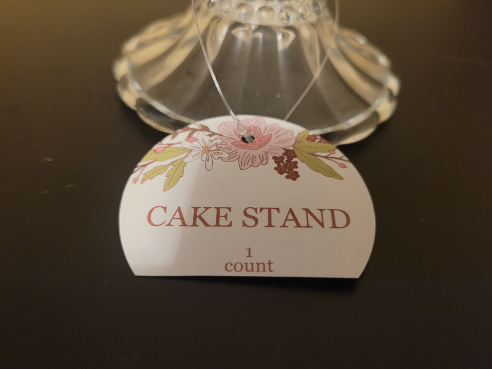 Cake Stand - Glass,  2 pieces - photo 5