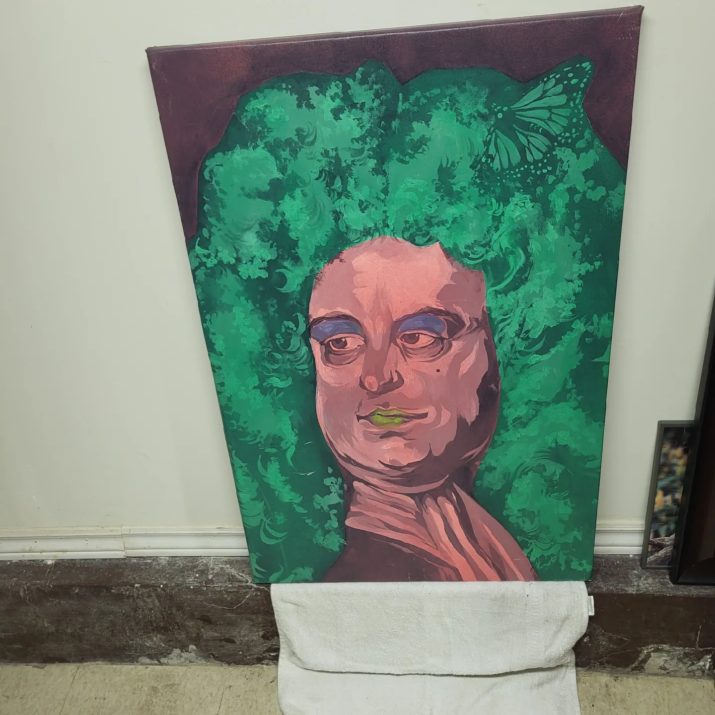 Original Portrait Painting - 2' x 3' thumbnail