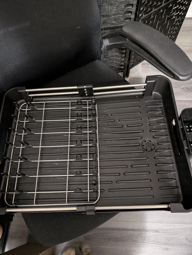 Black Expandable Dish Drying Rack image indicator(2)