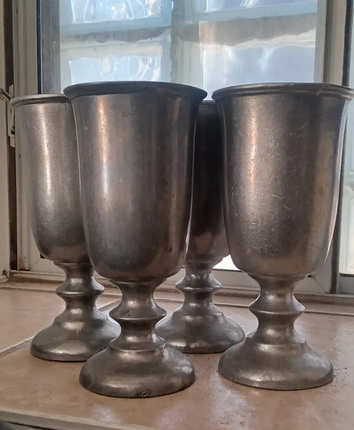 Pewter Goblet Cup thumbnail