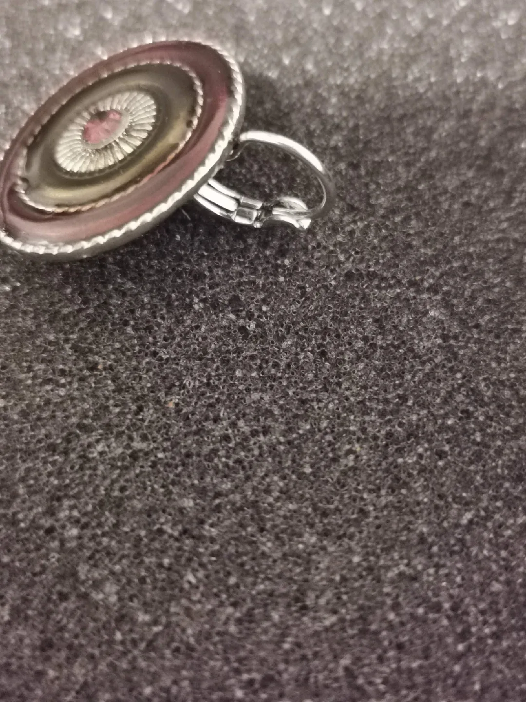 Necklace and Earring Set - Purple💜 Green💚 Silver🤍 Daisy 🌼 Design image indicator(6)