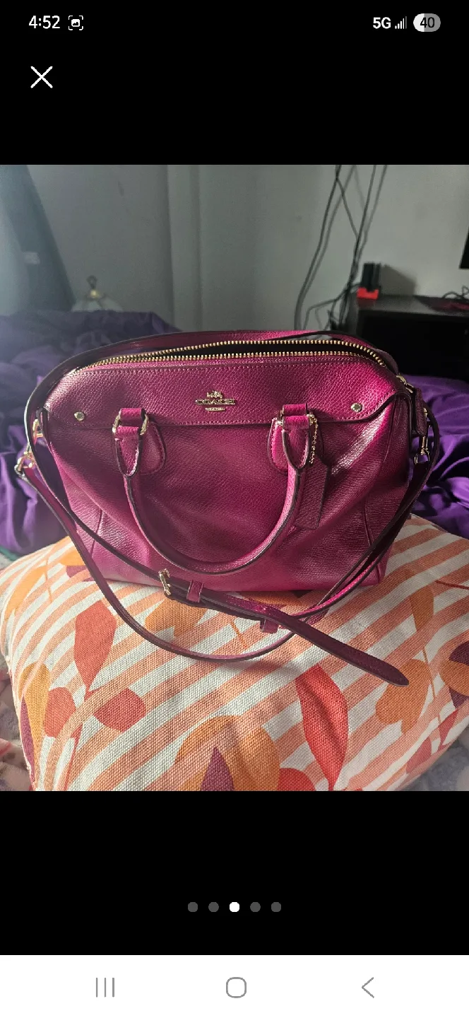 Coach Satchel Handbag - Pink image indicator(3)