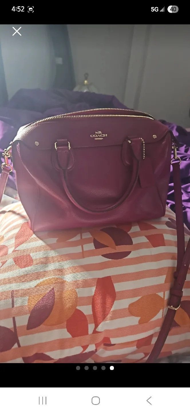 Coach Satchel Handbag - Pink image indicator(4)