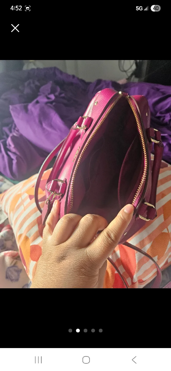 Coach Satchel Handbag - Pink image indicator(5)