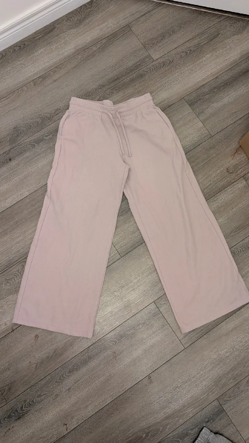 Wide Leg Lounge Pants - Pink thumbnail