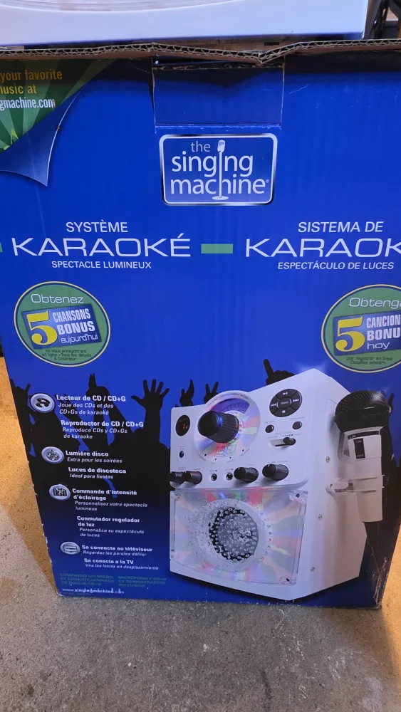 The Singing Machine Karaoke SML385W image indicator(3)
