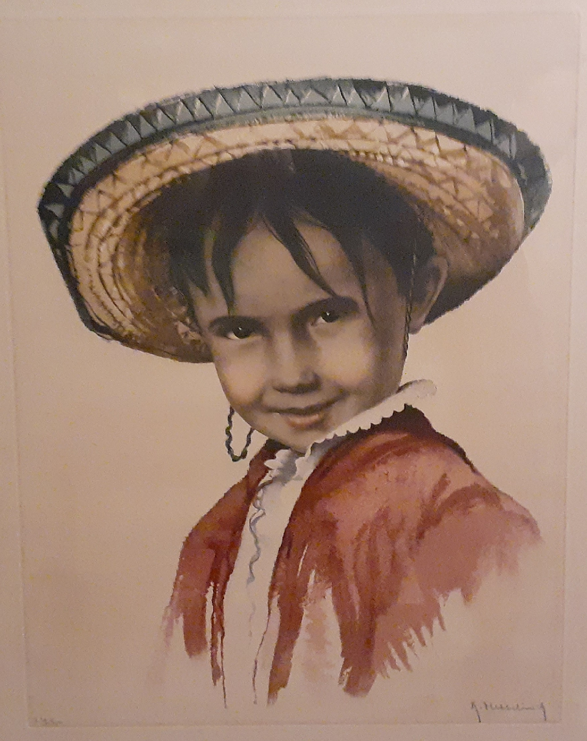 Roger Hebbelinck Signed Etching