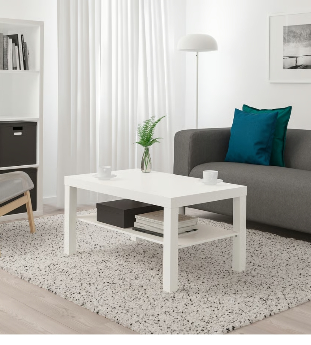 IKEA Lack White Coffee Table - 35 3/8" - photo 2