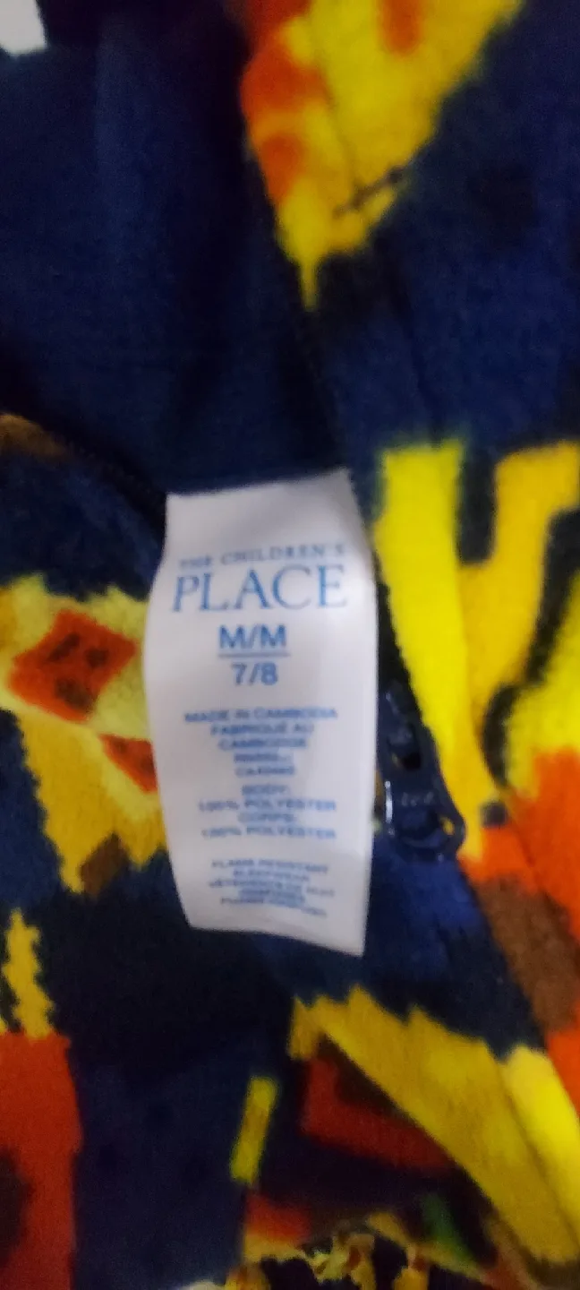 The Children's Place Fleece Onesies Size M(7/8) & L(10/12) image indicator(4)