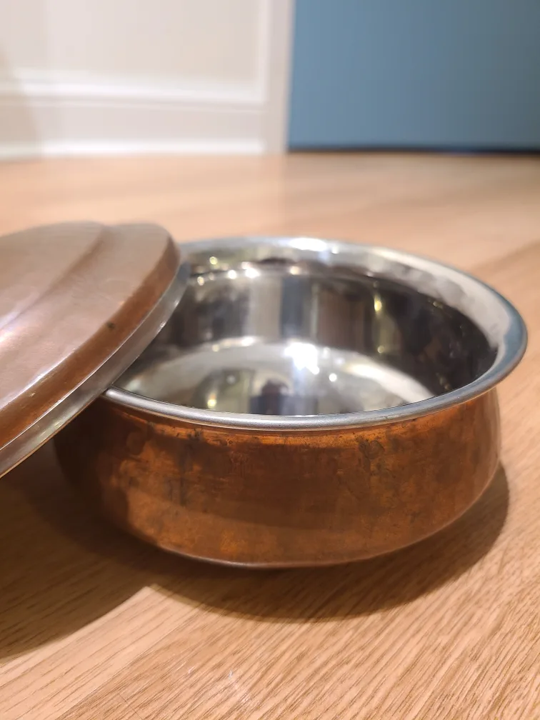 Tera Copper Clad Bowl with Lid image indicator(2)