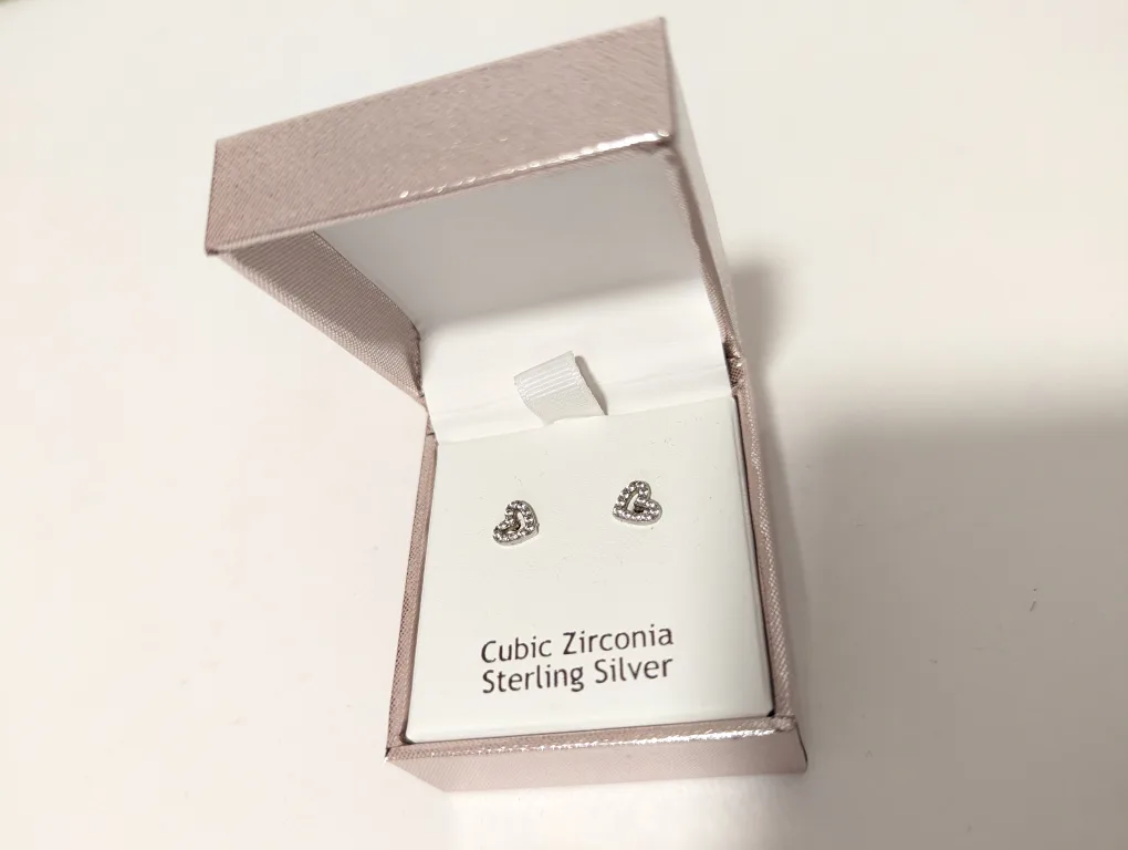 Nanette Cubic Zirconia Sterling Silver Stud Earrings thumbnail