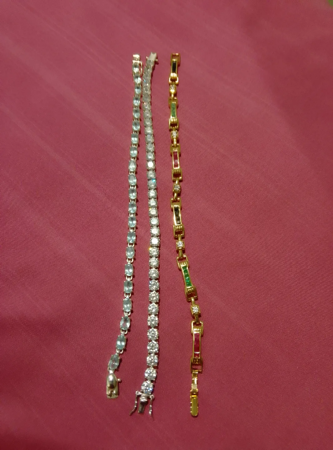 3 Original 92.5 Silver Bracelets thumbnail