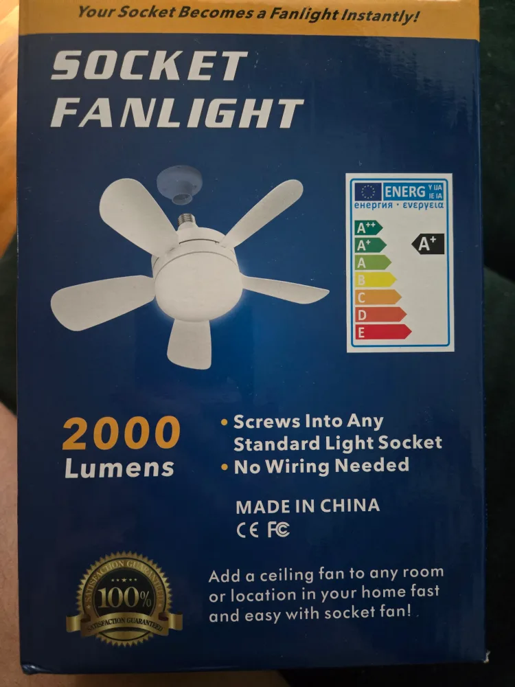 Socket Fanlight 2000 Lumens 🥕 thumbnail