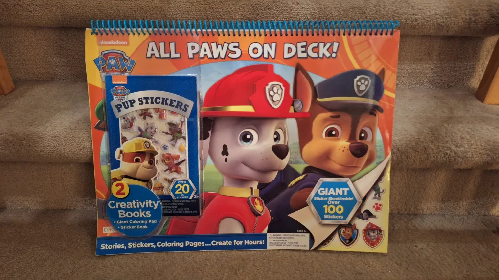 Paw Patrol All Paws on Deck Giant Activity Book 🥕 thumbnail