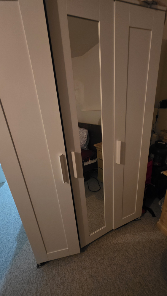 IKEA PAX Wardrobe with Mirror Doors - photo 2