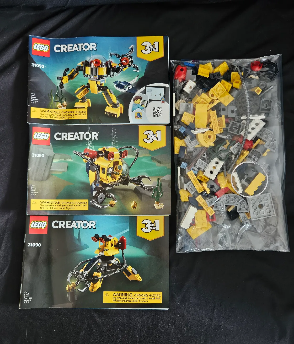 LEGO (Retired) Underwater Robot 31090 - Creator 3-in-1 thumbnail