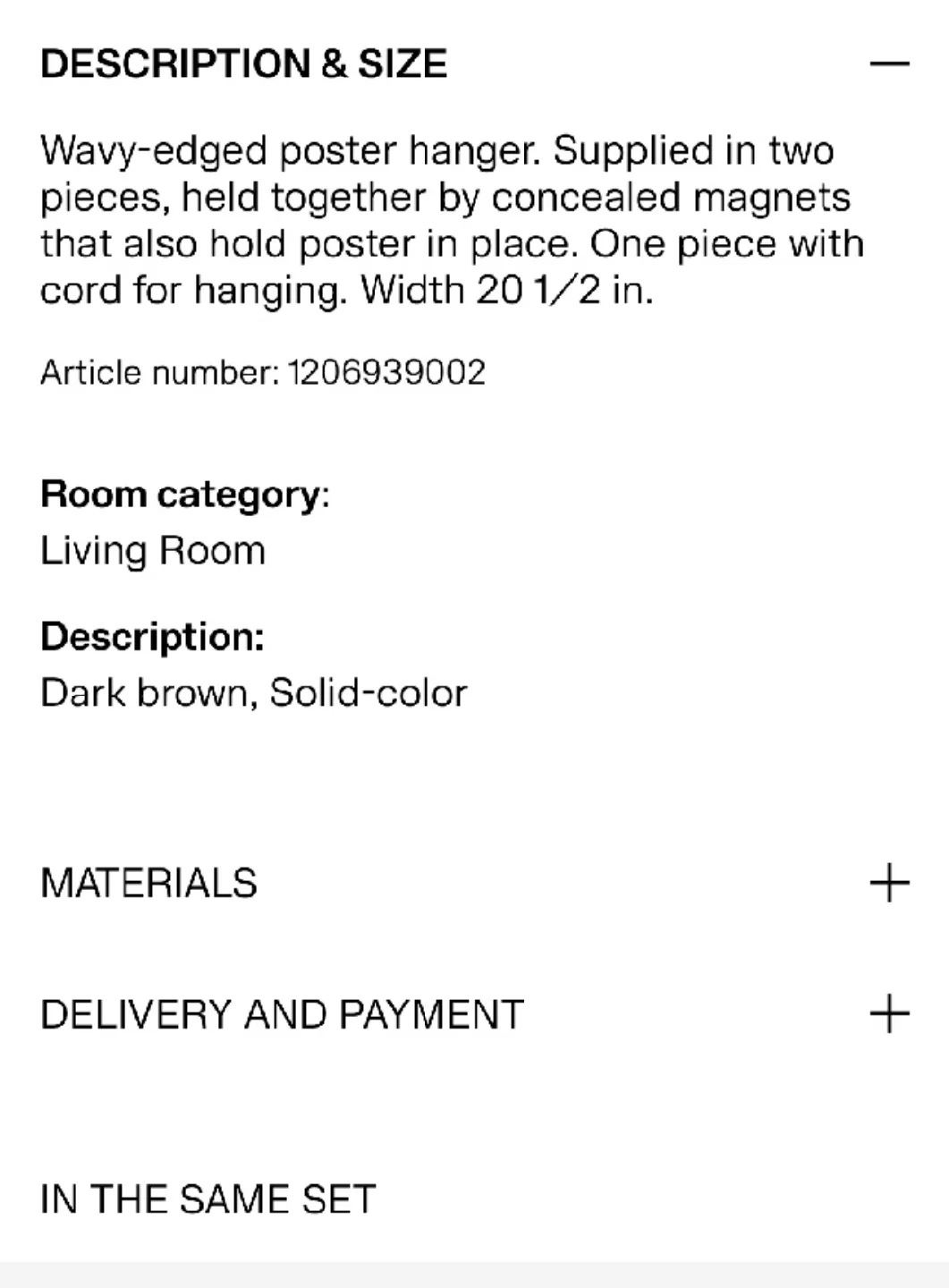 H&M Wooden Picture Hanger 🥕 image indicator(4)