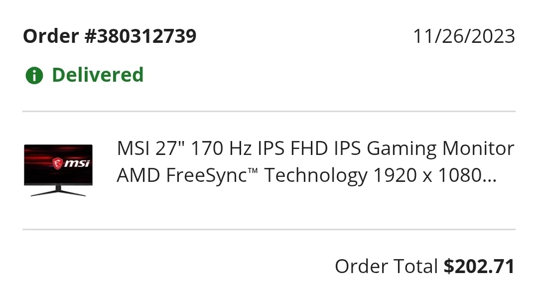 MSI Optix G2712 27" Gaming Monitor image indicator(3)