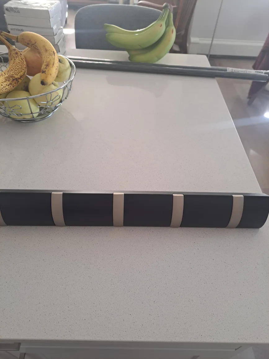 umbria Coat Rack, Black with silver image indicator(3)