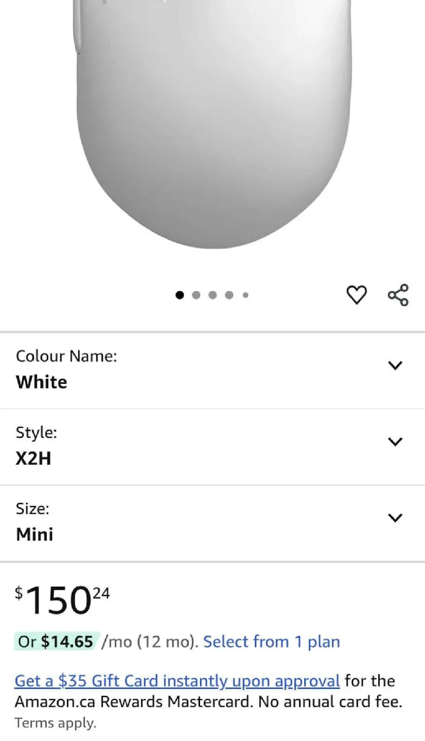 Pulsar Gaming Gears X2H Mini Wireless Mouse - White image indicator(4)