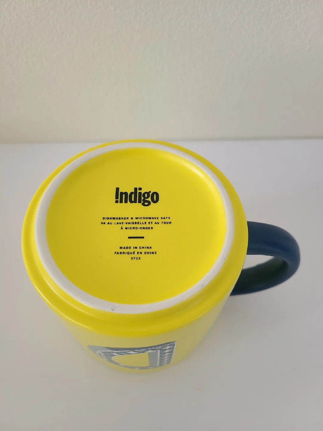 Indigo OUI Monogram "D" Mug ☕️ image indicator(4)