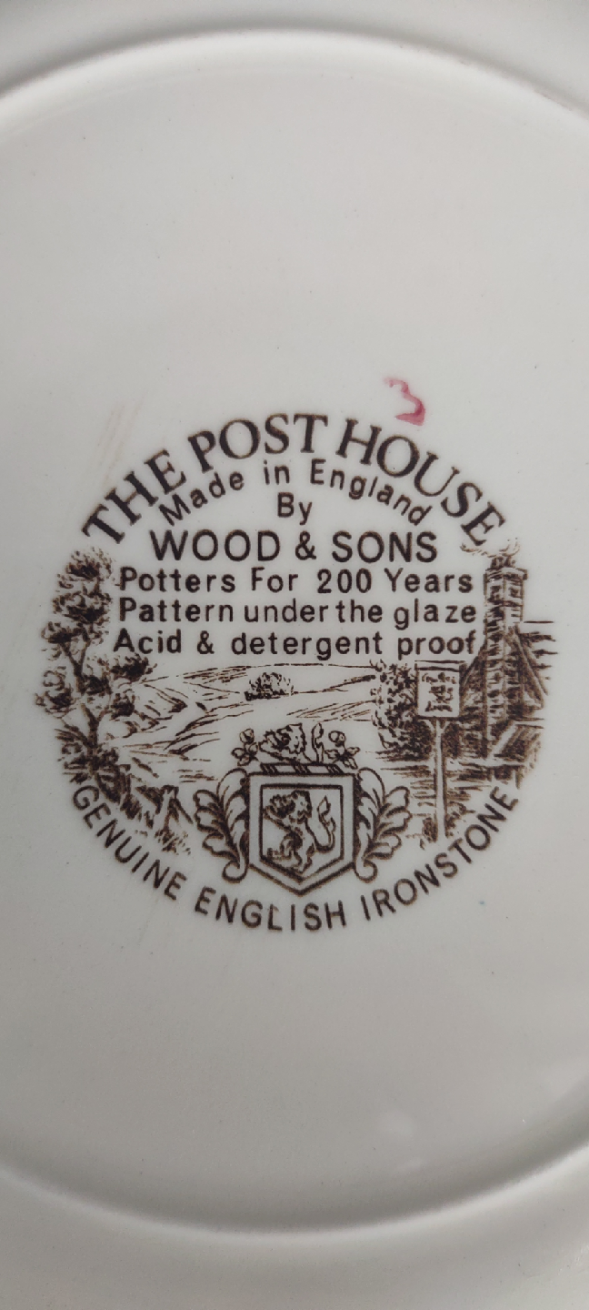 Wood & Sons The Post House Plate - photo 3