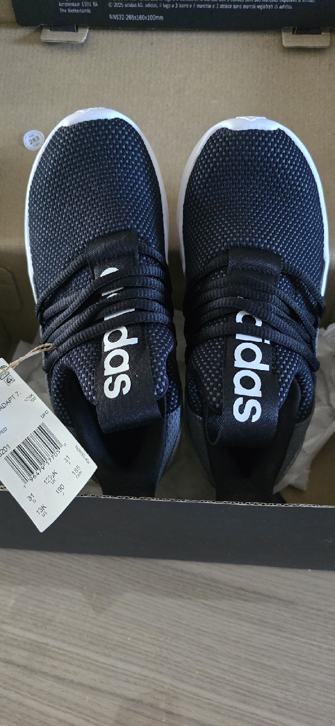 Adidas Lite Racer Adapt  Kids Shoes - Size 13K - photo 3