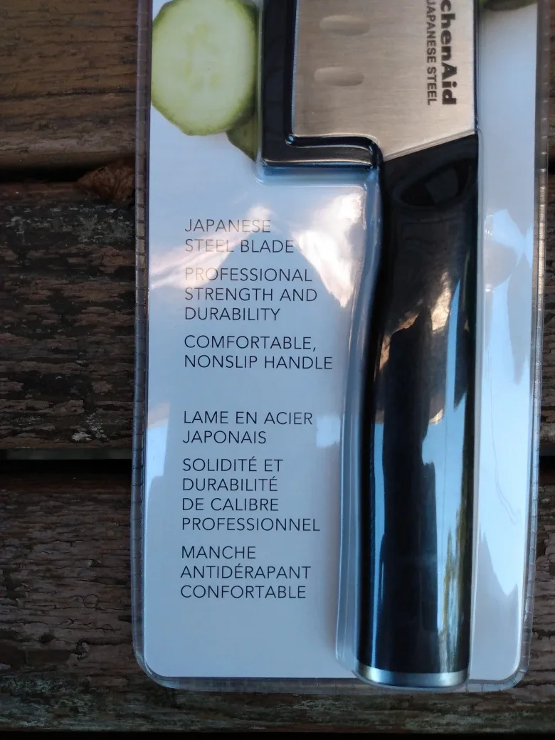 NEW Kitchen Aid Santoku Knife image indicator(2)