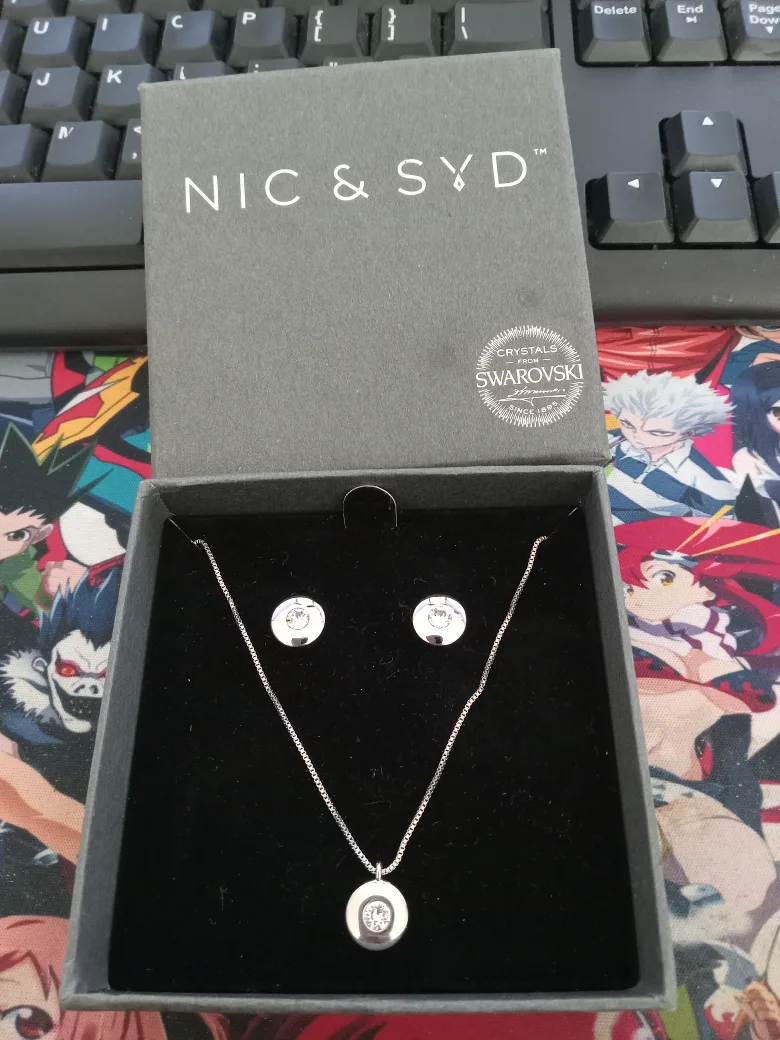 NIC & SYD Swarovski Crystal Necklace & Earrings Set image indicator(3)