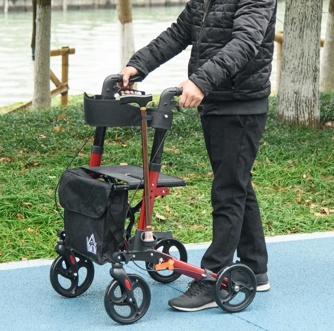 4-Wheel Folding Walker Rollator - NEW!!! thumbnail