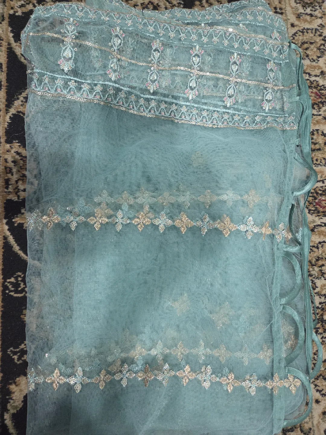 Embroidered Pakistani Salwar Kameez - Size Medium image indicator(3)