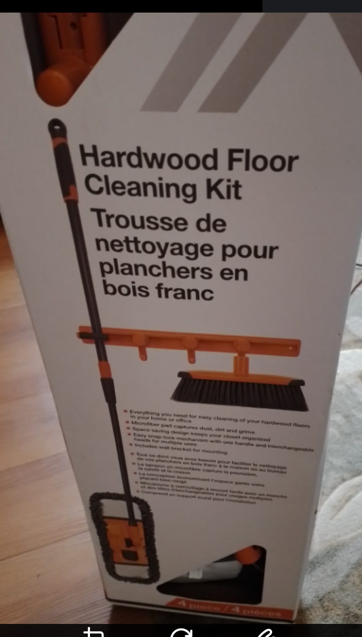 Hardwood Floor Cleaning Kit - 4 Piece Set