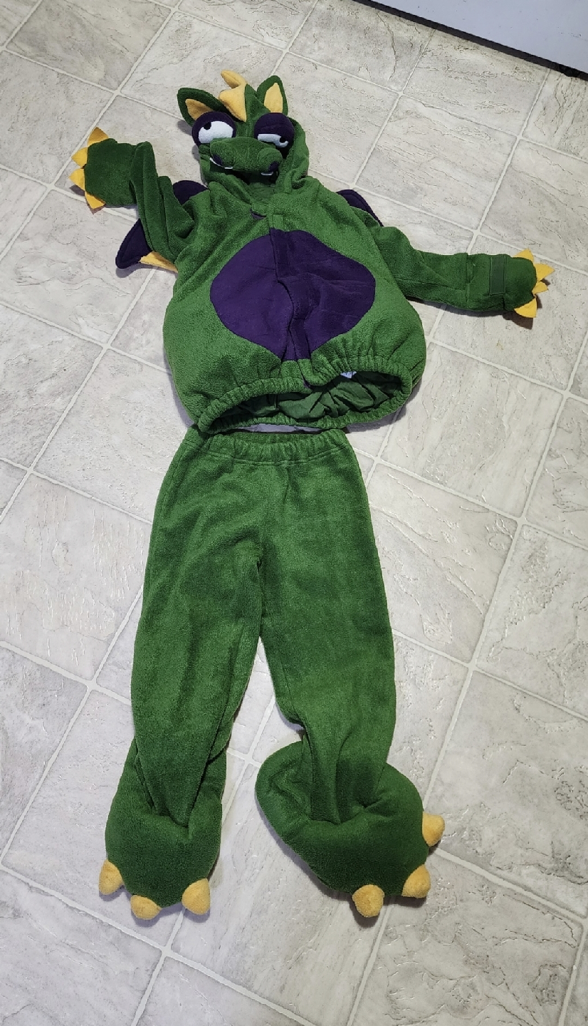 Like New Warm Thick Dragon Costume 4-5T