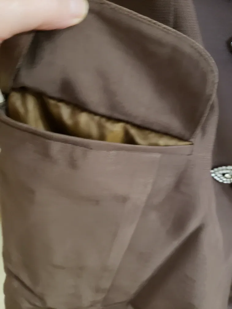 Brown Women's Suit rhinestones clasp for  occasion 14p image indicator(5)