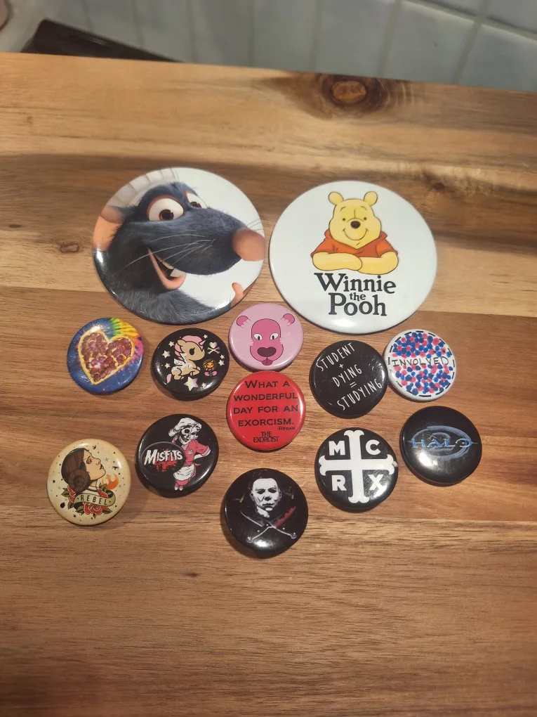 Assorted Pins: Disney, Misfits, Halo & More! thumbnail
