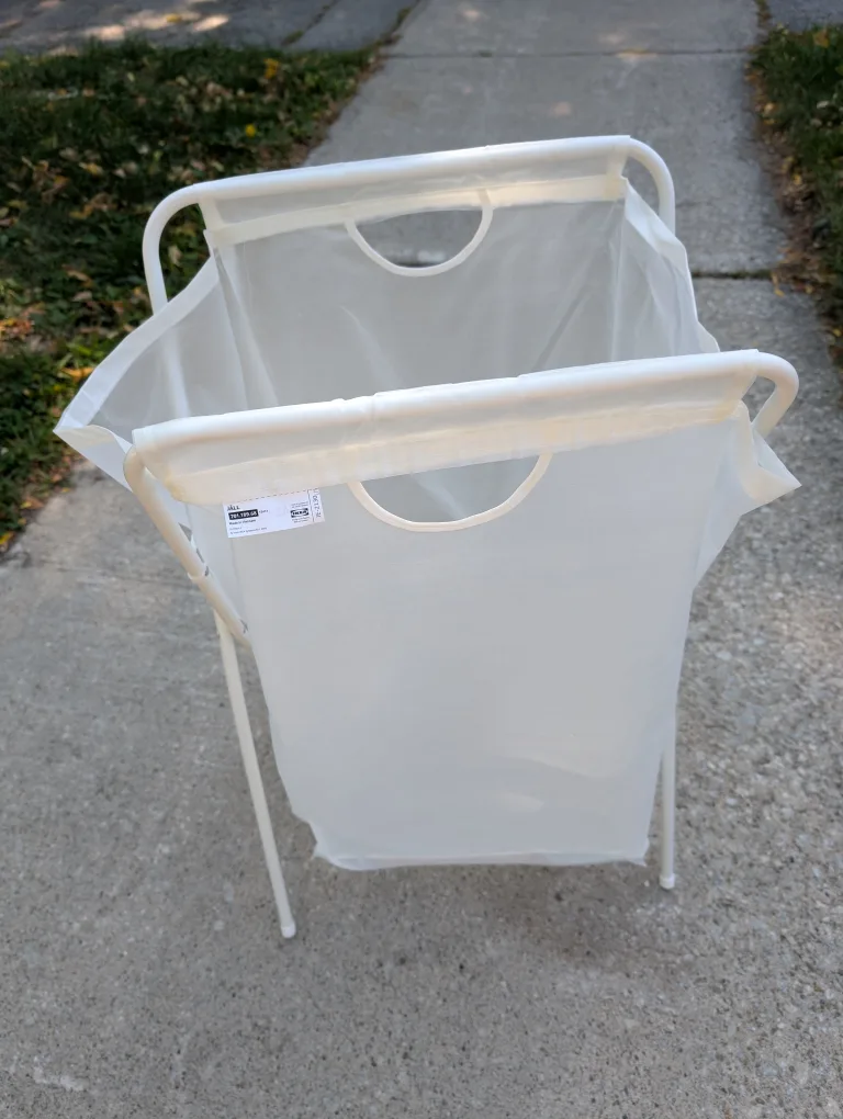 🥕IKEA JÄLL Laundry Basket with Stand🥕 thumbnail
