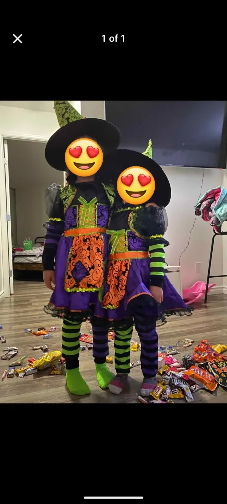 Witch Halloween Costume - Size 5-6