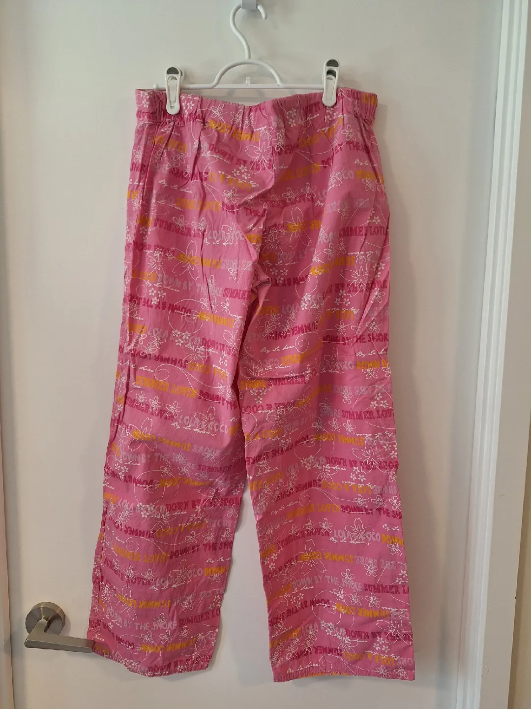 La Senza Pink Summer Print Pajama Pants Size M image indicator(5)