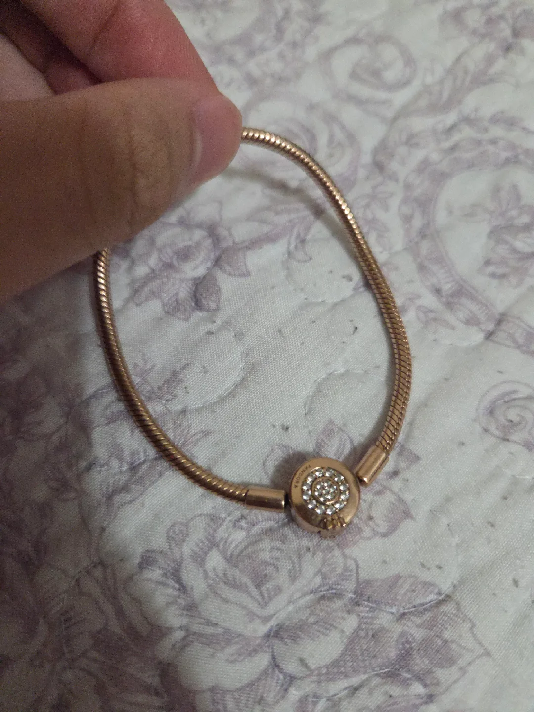 Pandora Rose Gold Snake Chain Bracelet image indicator(2)