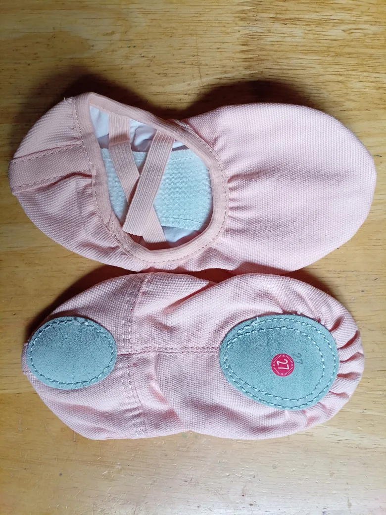 Pink, Cloth, Split-Sole Ballet Shoes - Size 10.5/11 (27)