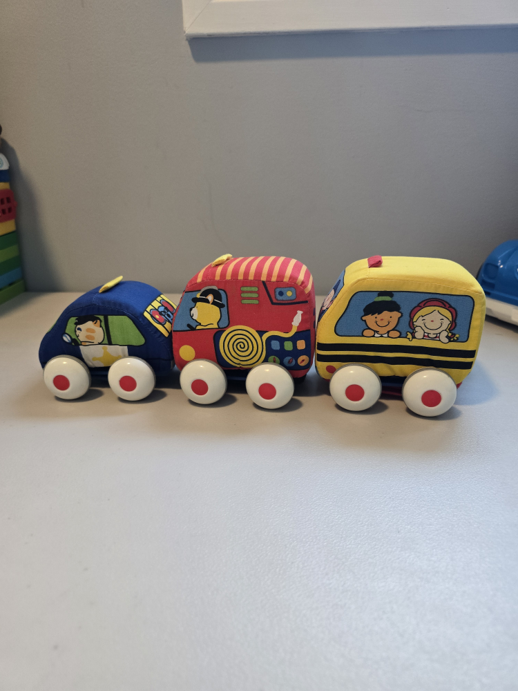 Melissa & Doug K's Kids Pull-Back Vehicle Set