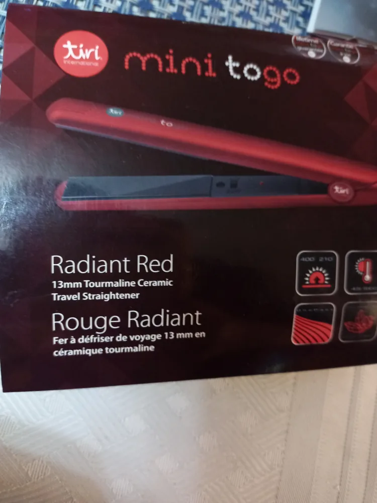 Tiri International Mini Togo Straightener Iron - New! image indicator(4)