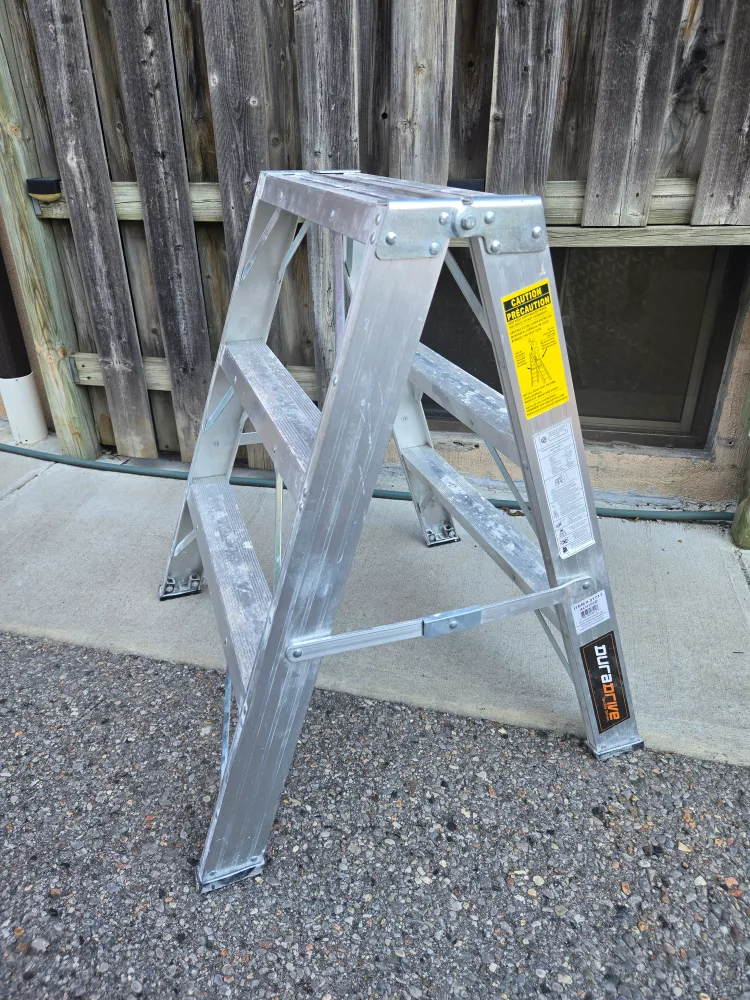 DuraDrive 3' Aluminum Sawhorse Ladder