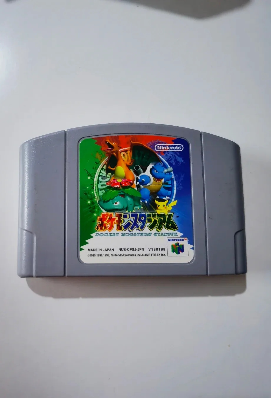 Pokémon Stadium Nintendo 64 Game Pak thumbnail