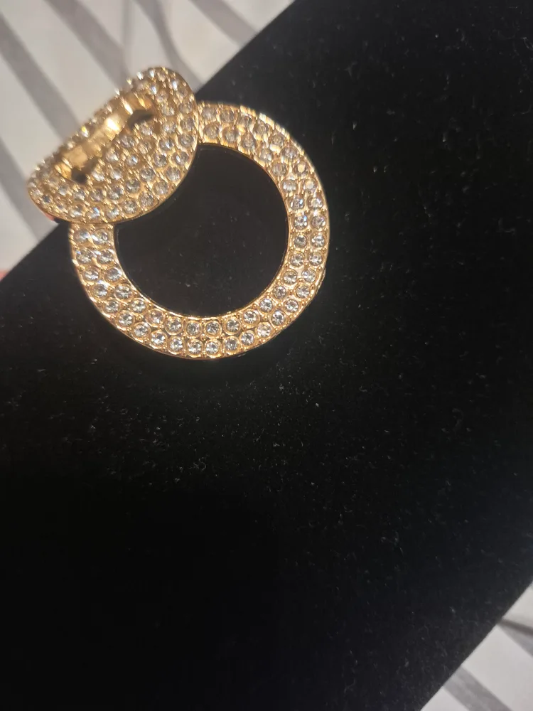 Black Velvet Clutch with Rhinestone Clasp image indicator(4)