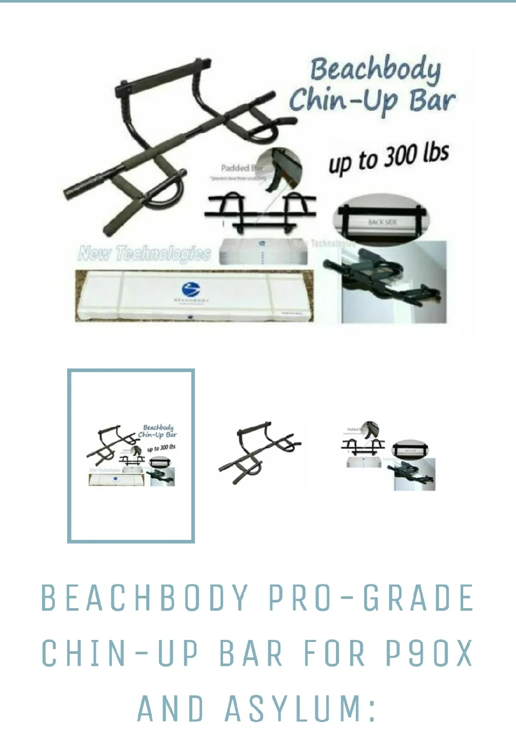 P90X Chin-Up Bar with DVDs and Guides thumbnail